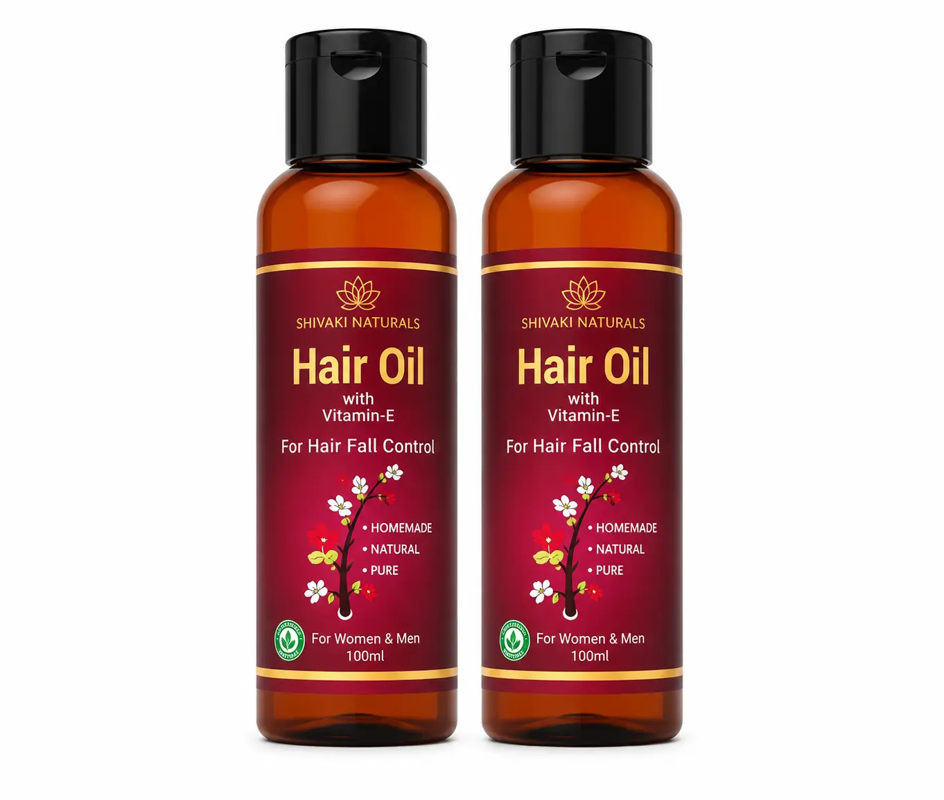 Shivaaki Naturals Hair Oil Combo (Buy 2 Get 1 FREE Neem Wood Comb) - Image 3