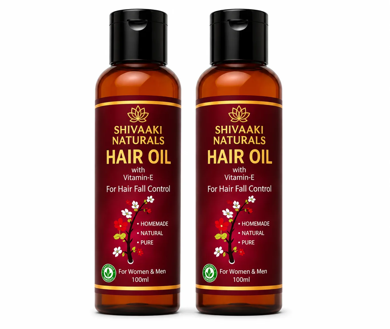 Shivaaki Naturals Hair Oil Combo (Buy 2 Get 1 FREE Neem Wood Comb) - Image 3