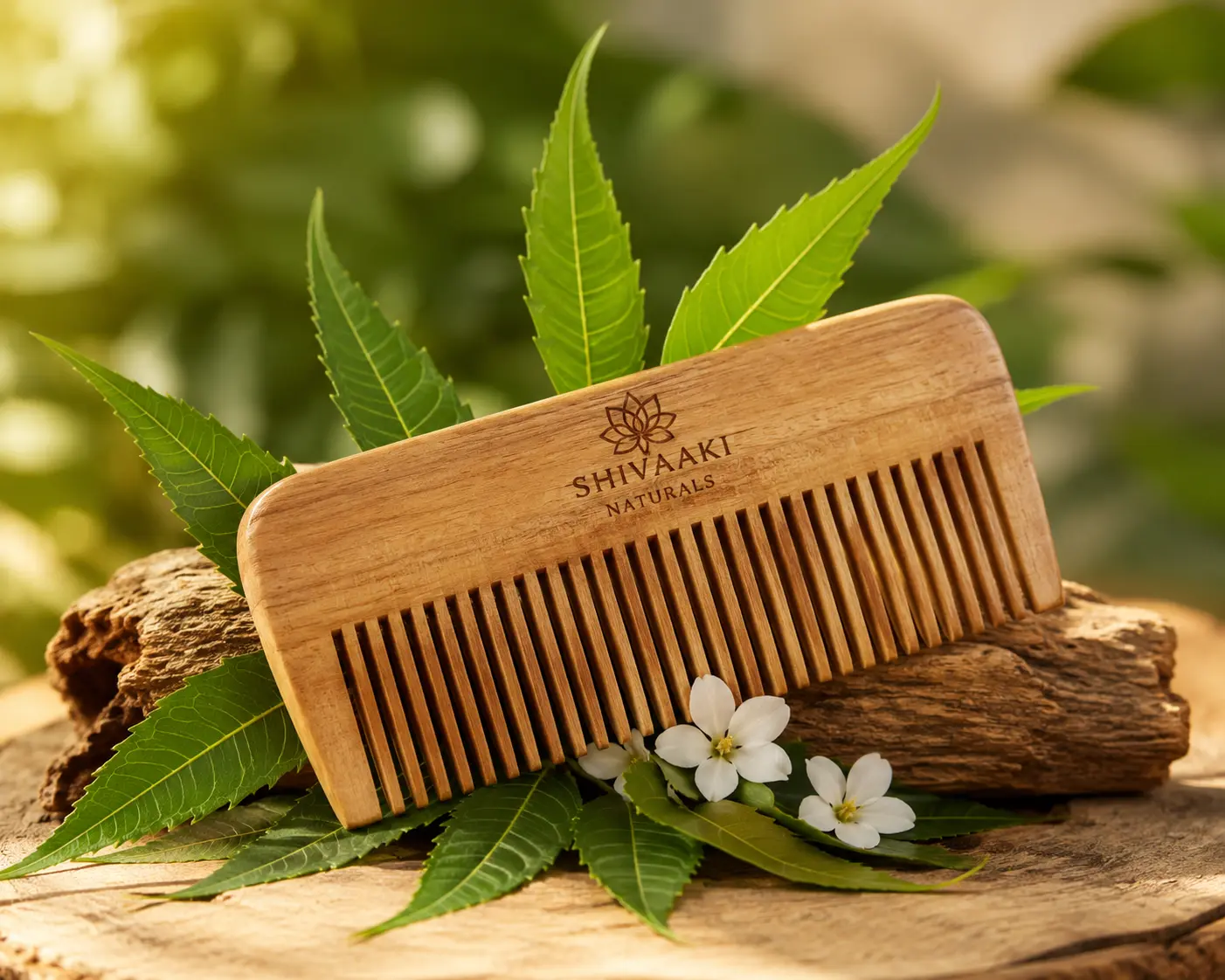 Shivaaki Naturals Neem Wooden Comb
